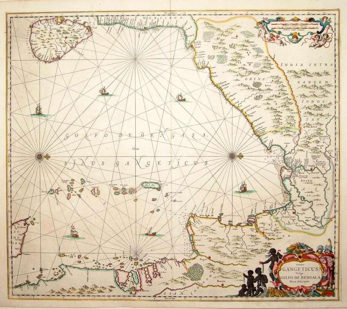 ősi Srí Lanka térkép