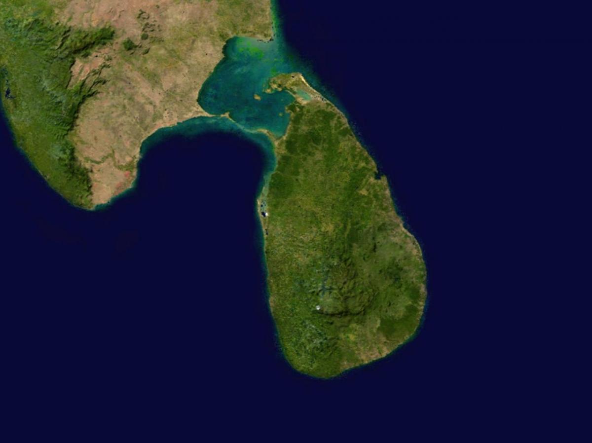 online műholdas térkép Srí Lankán