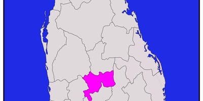Kandy a Srí Lanka-i térkép