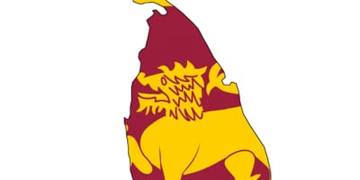 Térkép Srí Lanka-i zászló