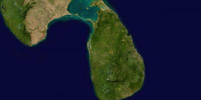 Online műholdas térkép Srí Lankán